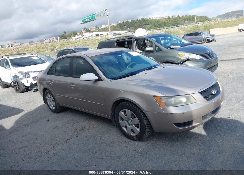 2008 HYUNDAI SONATA GLS VIN: 5NPET46CX8H344214