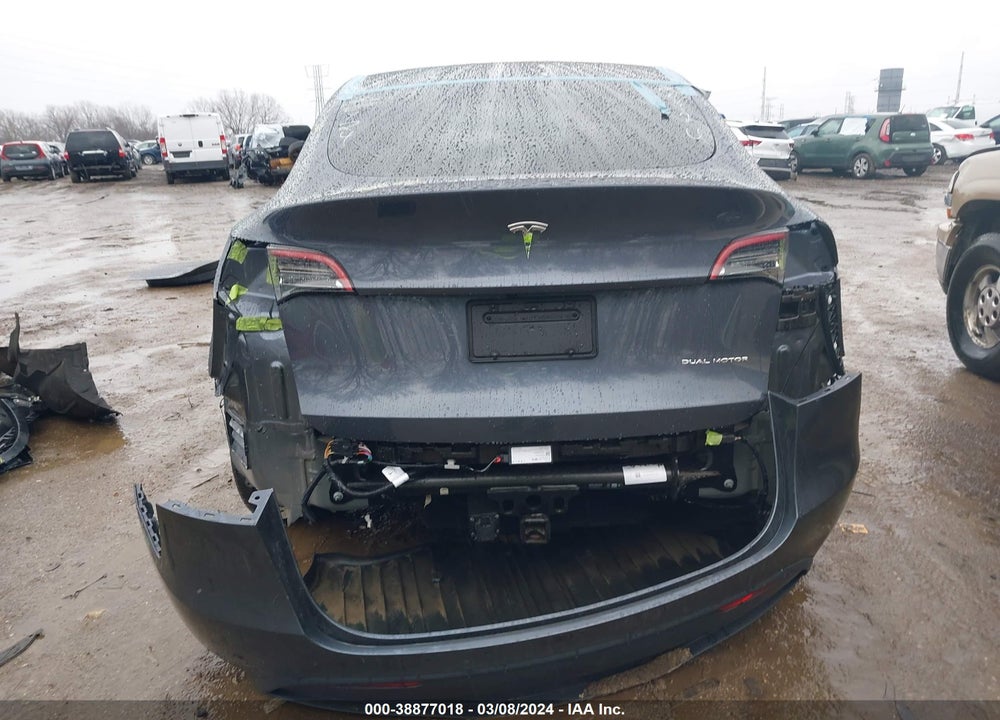 2021 TESLA MODEL Y LONG RANGE DUAL MOTOR ALL-WHEEL DRIVE VIN: 5YJYGDEEXMF111916