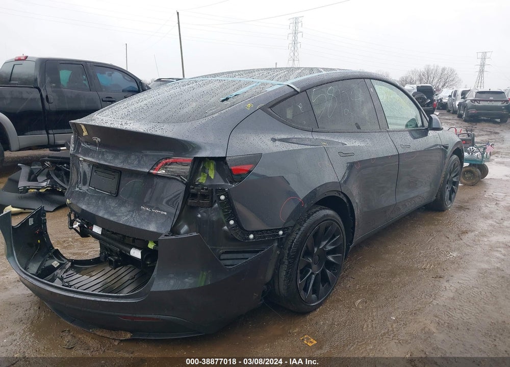 2021 TESLA MODEL Y LONG RANGE DUAL MOTOR ALL-WHEEL DRIVE VIN: 5YJYGDEEXMF111916