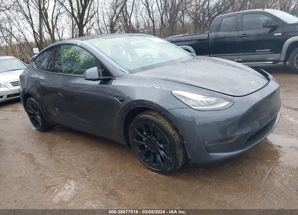 2021 TESLA MODEL Y LONG RANGE DUAL MOTOR ALL-WHEEL DRIVE VIN: 5YJYGDEEXMF111916