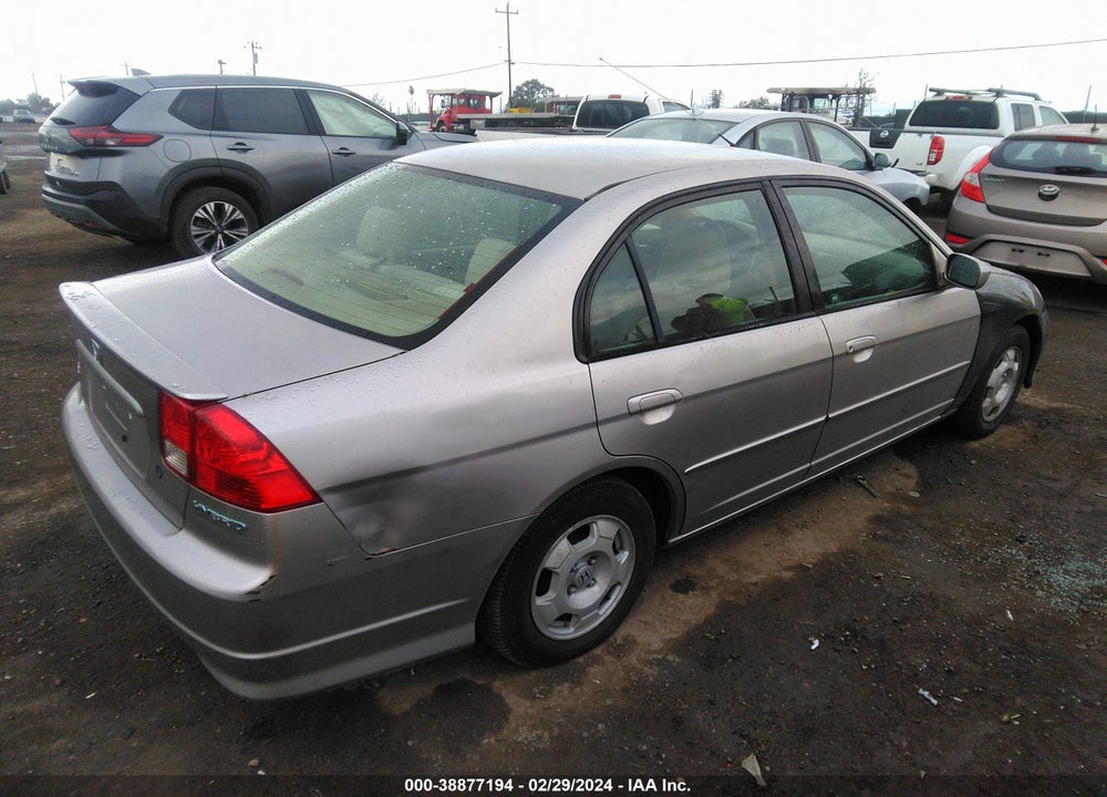 2004 HONDA CIVIC HYBRID VIN: JHMES96644S000866