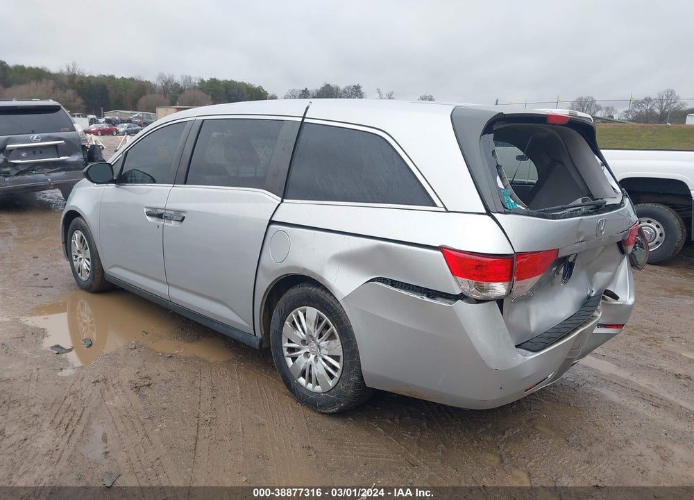 2015 HONDA ODYSSEY LX VIN: 5FNRL5H25FB038917