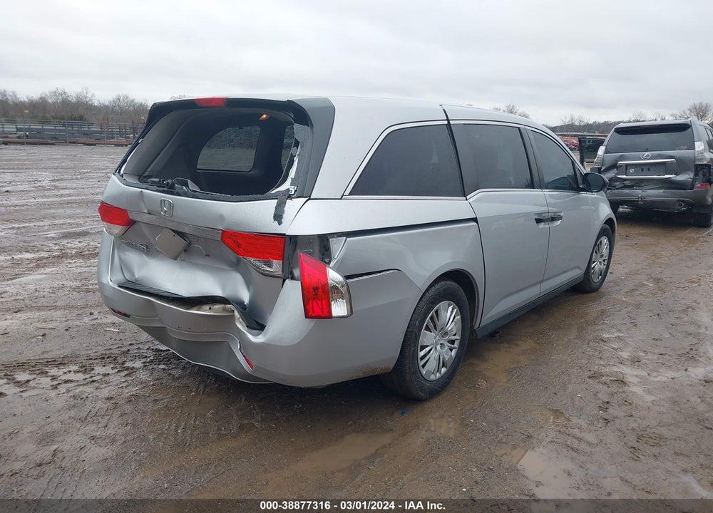 2015 HONDA ODYSSEY LX VIN: 5FNRL5H25FB038917