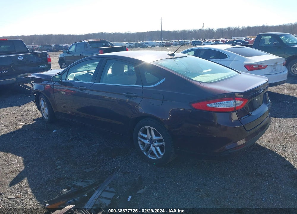 2013 FORD FUSION SE VIN: 3FA6P0HR1DR123245