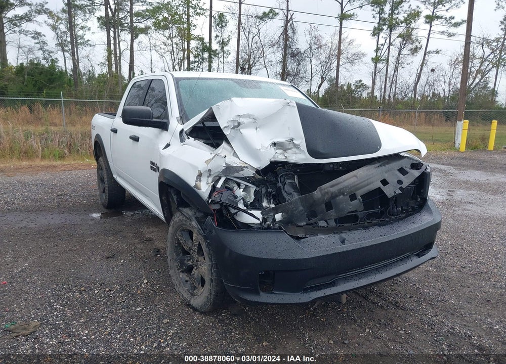 2020 RAM 1500 CLASSIC WARLOCK 4X4 5'7 BOX VIN: 1C6RR7LT8LS161501