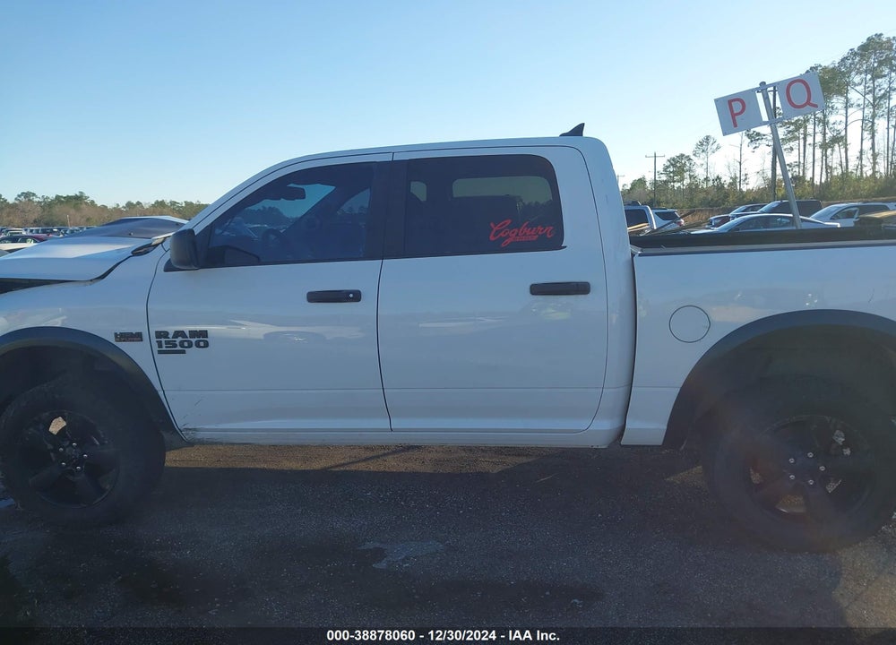 2020 RAM 1500 CLASSIC WARLOCK 4X4 5'7 BOX VIN: 1C6RR7LT8LS161501