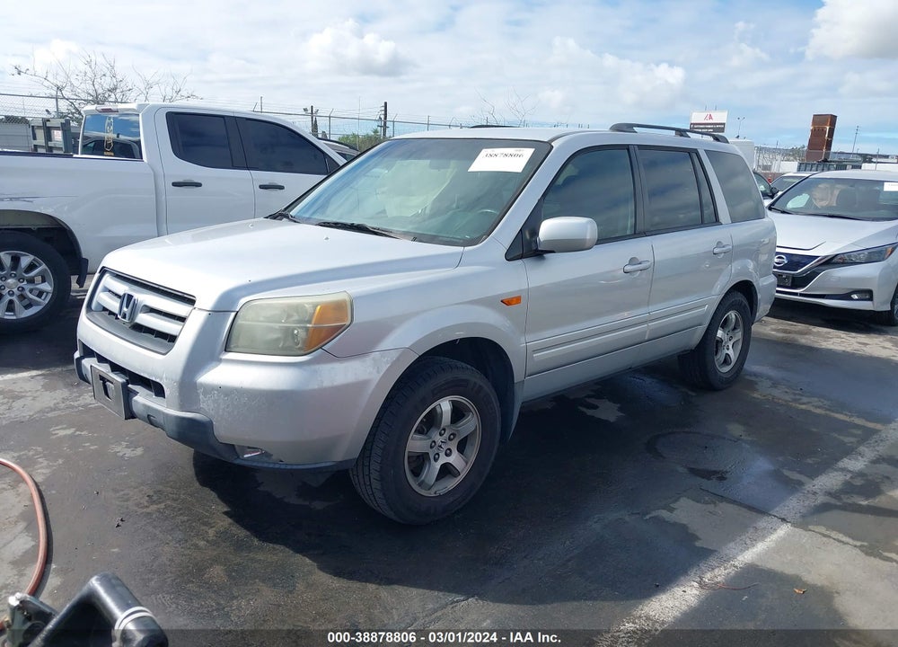 2006 HONDA PILOT EX VIN: 5FNYF28416B050825