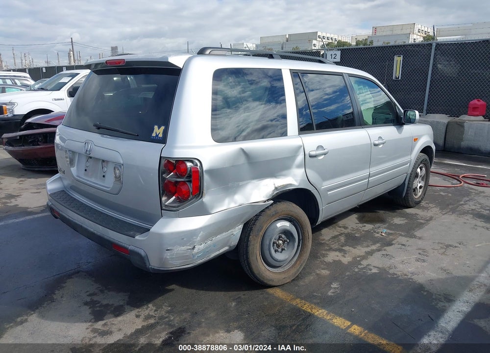 2006 HONDA PILOT EX VIN: 5FNYF28416B050825