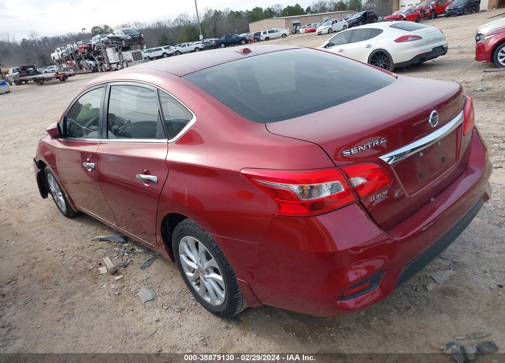 2018 NISSAN SENTRA SV VIN: 3N1AB7AP7JY265740