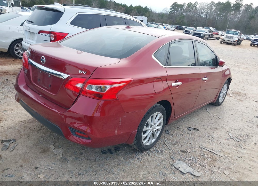 2018 NISSAN SENTRA SV VIN: 3N1AB7AP7JY265740