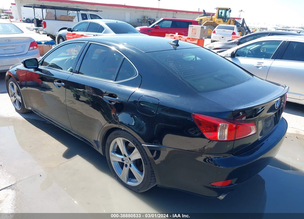2013 LEXUS IS 250 VIN: JTHBF5C28D5186380