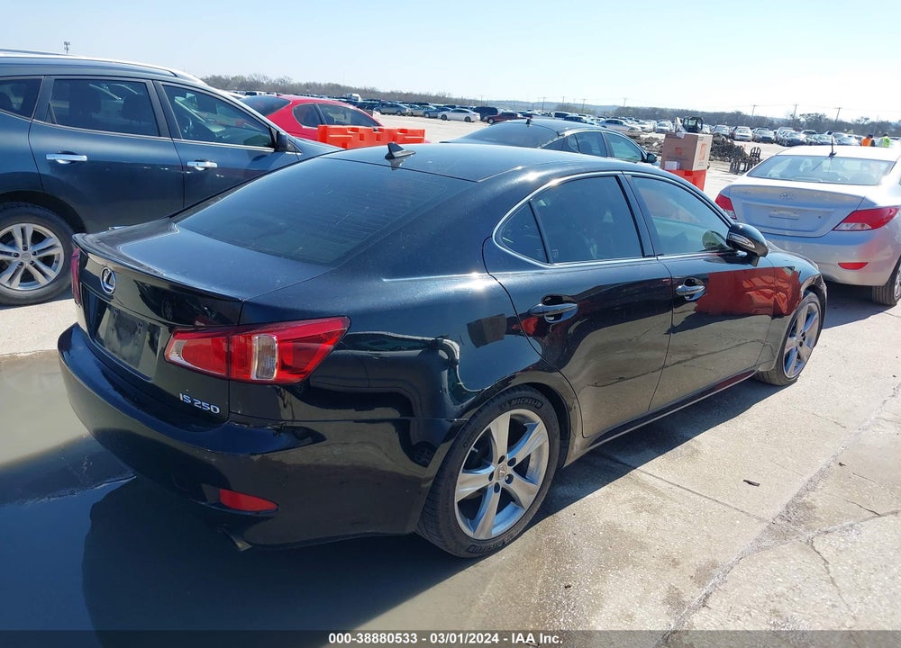 2013 LEXUS IS 250 VIN: JTHBF5C28D5186380