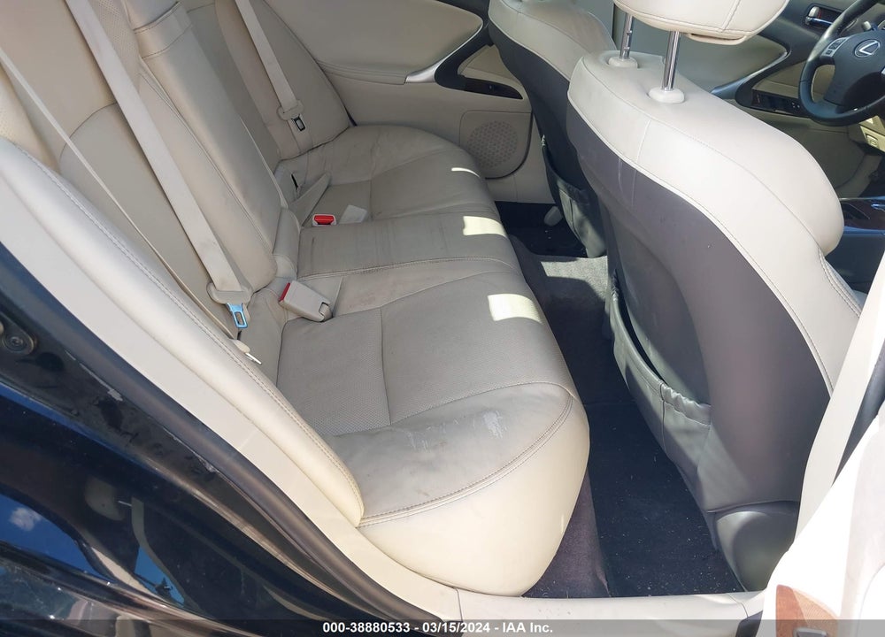 2013 LEXUS IS 250 VIN: JTHBF5C28D5186380