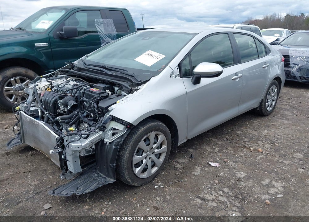 2022 TOYOTA COROLLA LE VIN: JTDEPMAE1N3021867