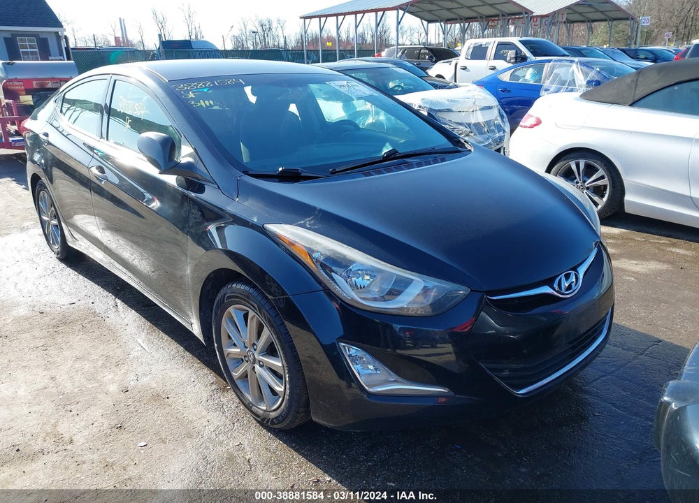 2015 HYUNDAI ELANTRA SE VIN: 5NPDH4AE1FH606771