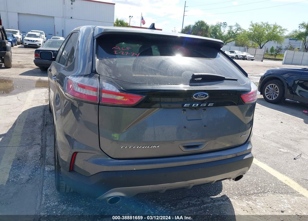 2022 FORD EDGE TITANIUM VIN: 2FMPK4K91NBB04378