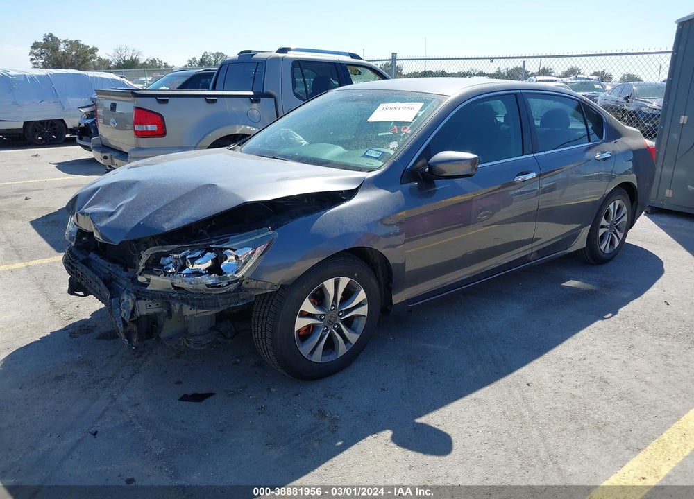 2013 HONDA ACCORD LX VIN: 1HGCR2F3XDA274940