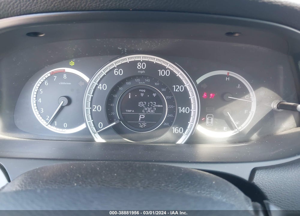 2013 HONDA ACCORD LX VIN: 1HGCR2F3XDA274940