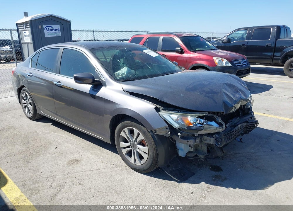 2013 HONDA ACCORD LX VIN: 1HGCR2F3XDA274940