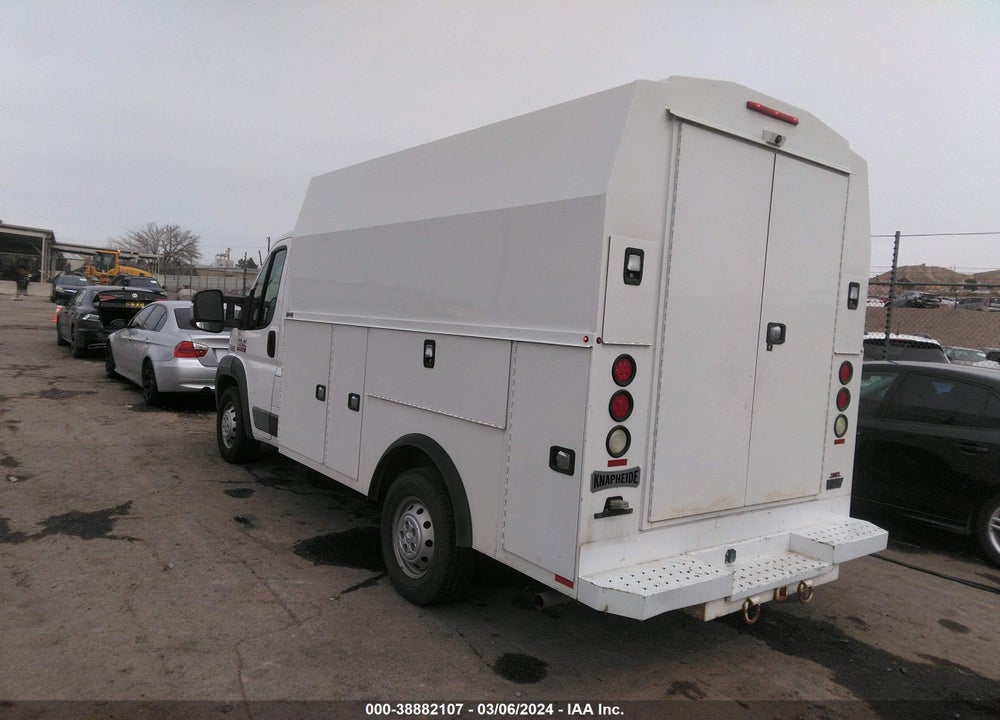 2017 RAM PROMASTER 3500 CUTAWAY LOW ROOF VIN: 3C7WRVKG5HE538481