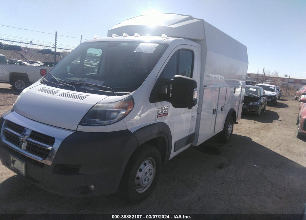 2017 RAM PROMASTER 3500 CUTAWAY LOW ROOF VIN: 3C7WRVKG5HE538481