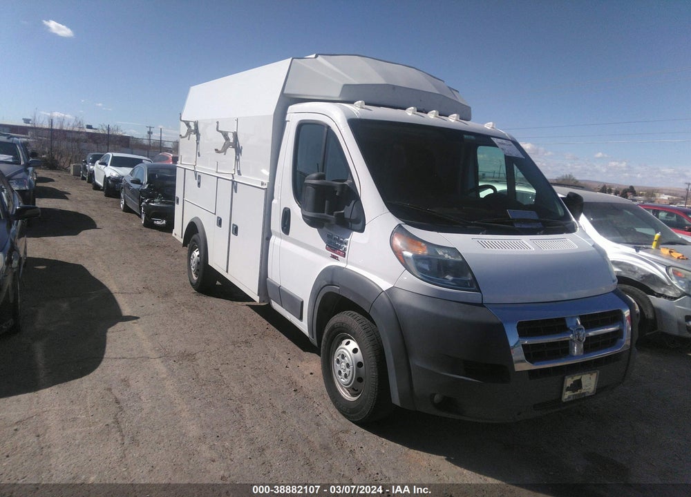 2017 RAM PROMASTER 3500 CUTAWAY LOW ROOF VIN: 3C7WRVKG5HE538481