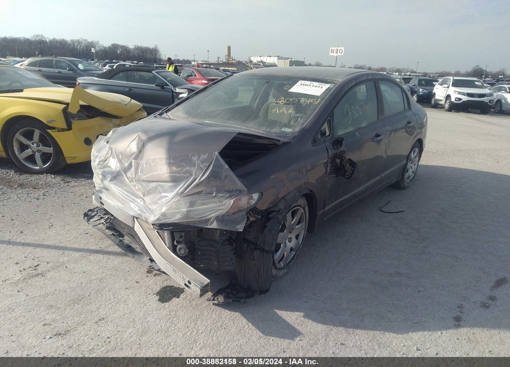 2011 HONDA CIVIC LX VIN: 19XFA1F54BE018561