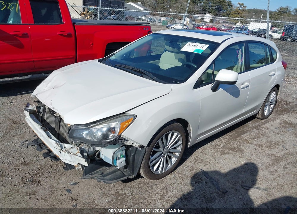 2012 SUBARU IMPREZA 2.0I PREMIUM VIN: JF1GPAD60CH223648