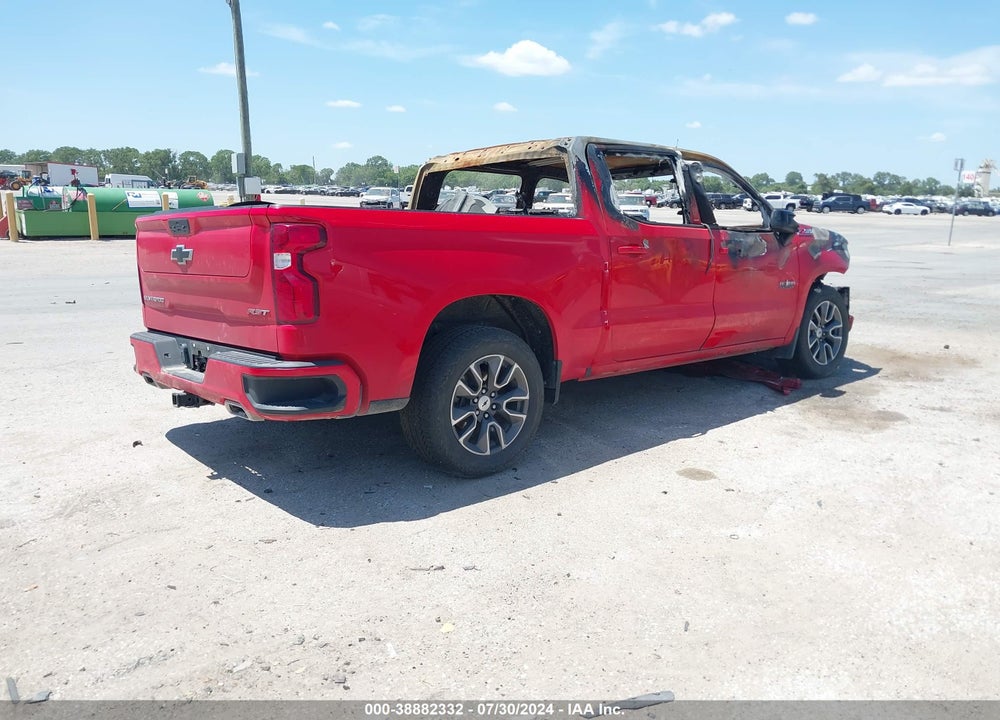 2021 CHEVROLET SILVERADO 1500 4WD SHORT BED RST VIN: 3GCUYEET6MG317034