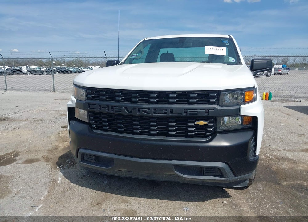 2021 CHEVROLET SILVERADO 1500 2WD REGULAR CAB LONG BED WT VIN: 3GCNWAEF0MG341276