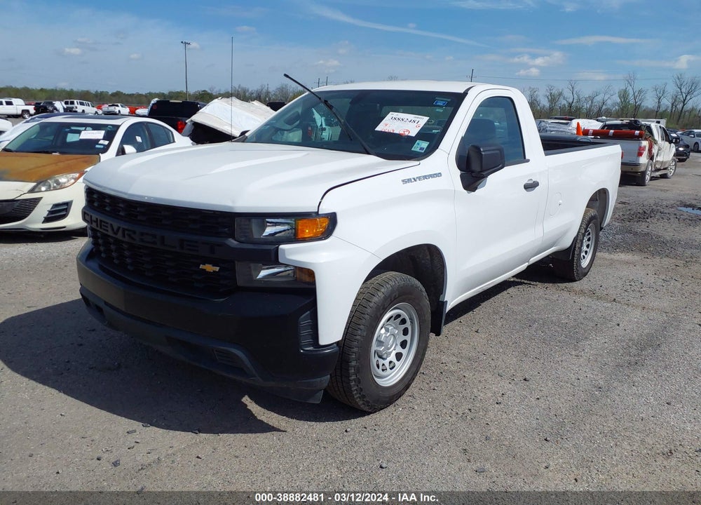 2021 CHEVROLET SILVERADO 1500 2WD REGULAR CAB LONG BED WT VIN: 3GCNWAEF0MG341276