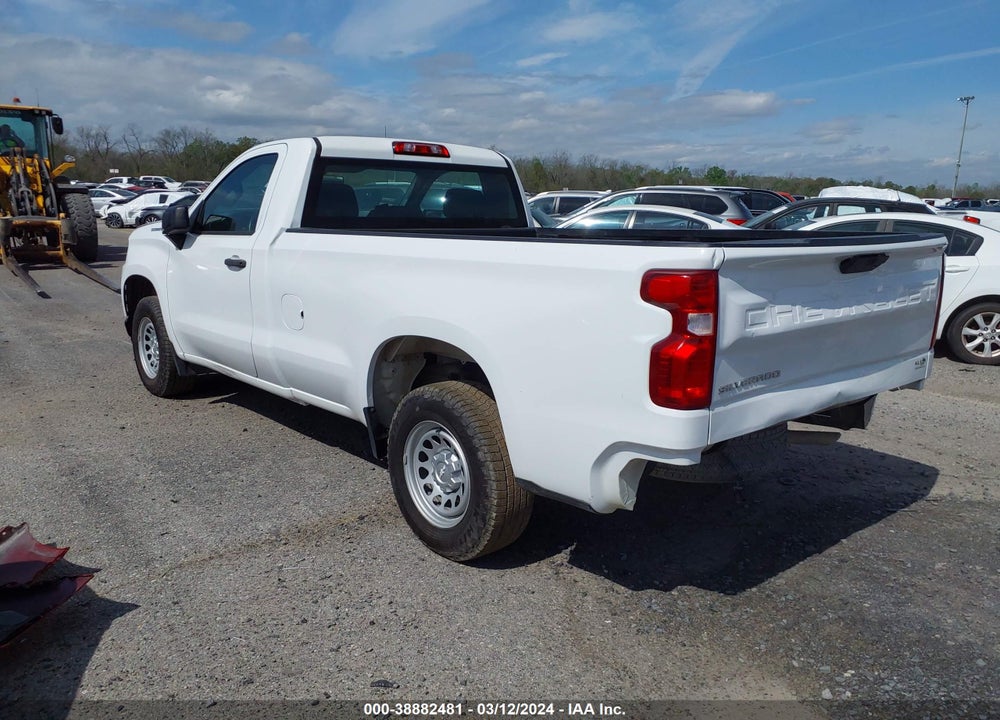 2021 CHEVROLET SILVERADO 1500 2WD REGULAR CAB LONG BED WT VIN: 3GCNWAEF0MG341276