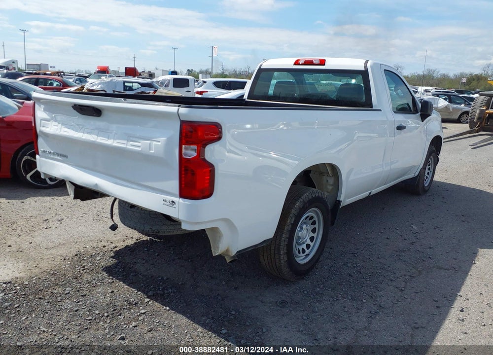2021 CHEVROLET SILVERADO 1500 2WD REGULAR CAB LONG BED WT VIN: 3GCNWAEF0MG341276