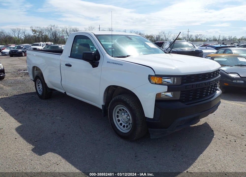 2021 CHEVROLET SILVERADO 1500 2WD REGULAR CAB LONG BED WT VIN: 3GCNWAEF0MG341276