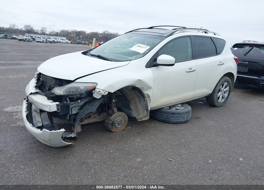 2011 NISSAN MURANO LE VIN: JN8AZ1MW4BW155556