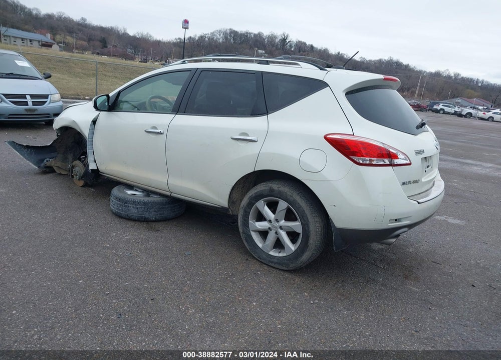 2011 NISSAN MURANO LE VIN: JN8AZ1MW4BW155556