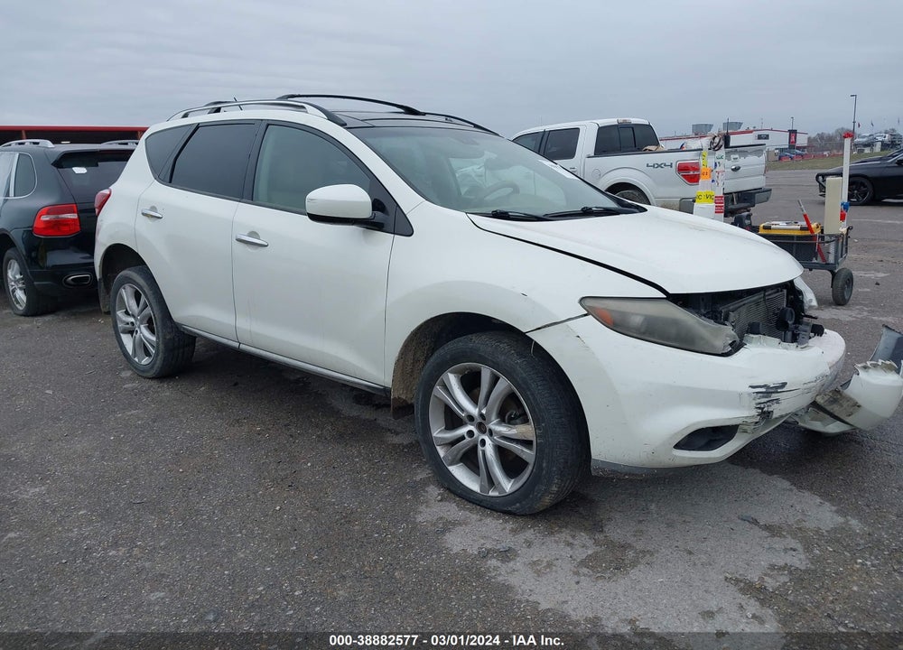 2011 NISSAN MURANO LE VIN: JN8AZ1MW4BW155556