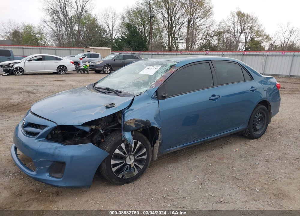 2012 TOYOTA COROLLA LE VIN: 5YFBU4EE6CP036519