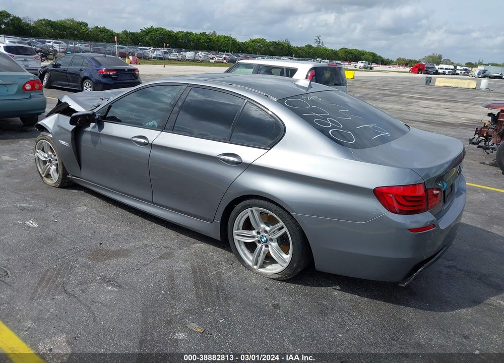 2013 BMW 550I VIN: WBAFR9C55DDX80780