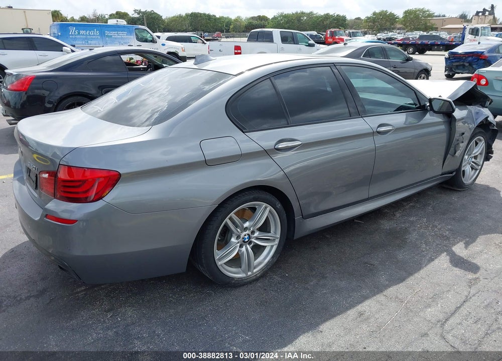 2013 BMW 550I VIN: WBAFR9C55DDX80780