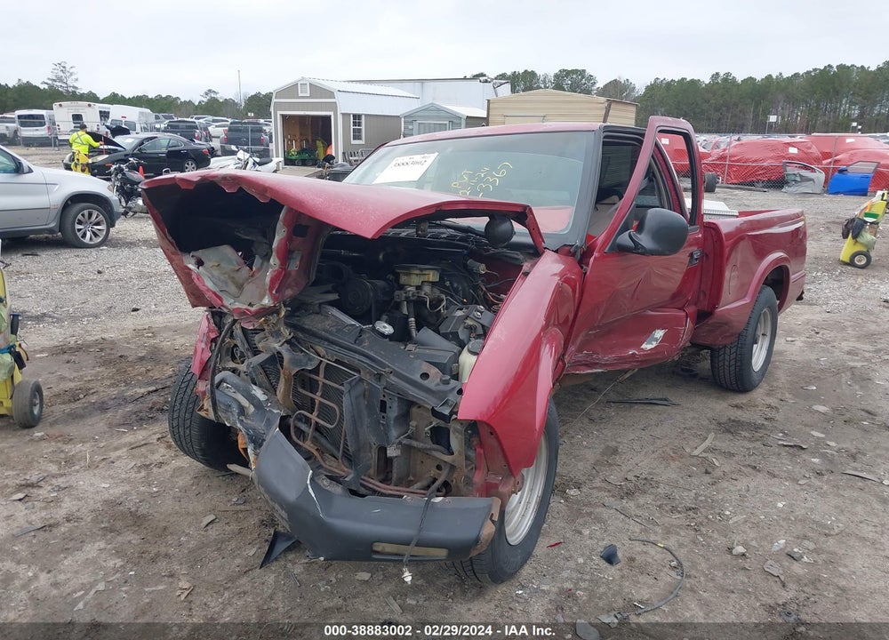 1997 CHEVROLET S-10 FLEETSIDE VIN: 1GCCS1442VK123367