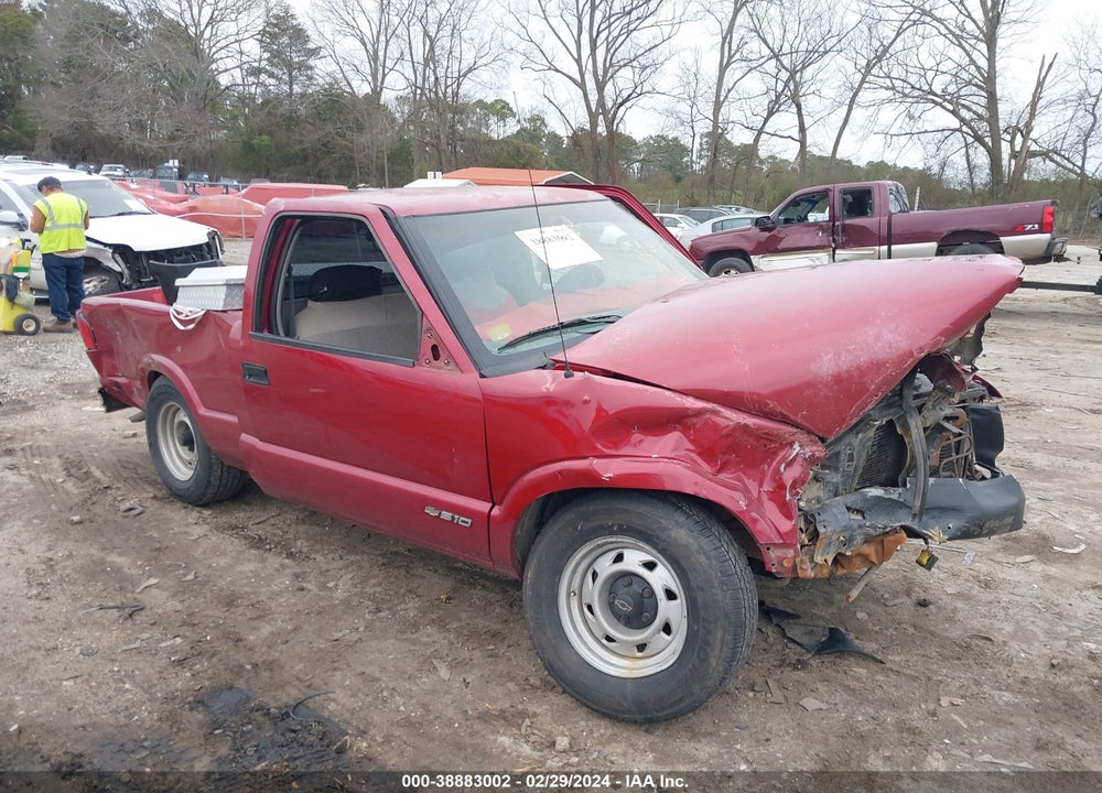 1997 CHEVROLET S-10 FLEETSIDE VIN: 1GCCS1442VK123367