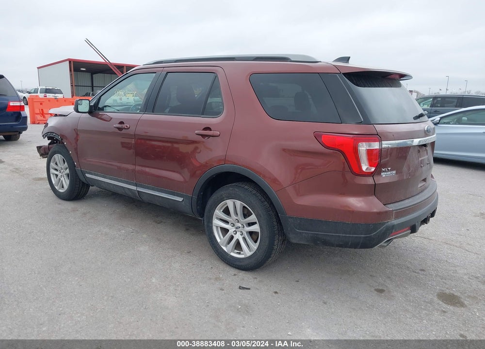 2018 FORD EXPLORER XLT VIN: 1FM5K8D81JGA13973