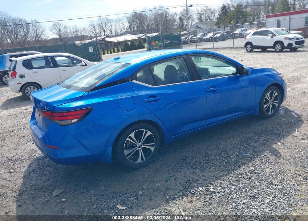 2020 NISSAN SENTRA SV XTRONIC CVT VIN: 3N1AB8CV4LY238385