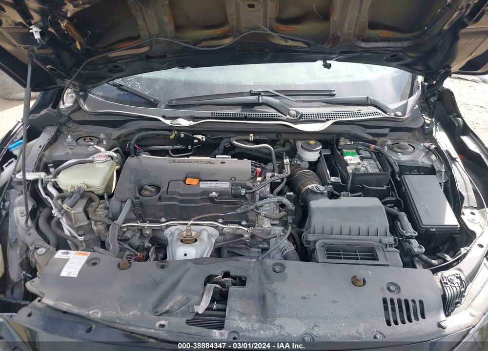 2019 HONDA CIVIC LX VIN: 19XFC2F63KE203791