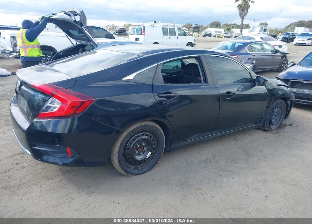 2019 HONDA CIVIC LX VIN: 19XFC2F63KE203791