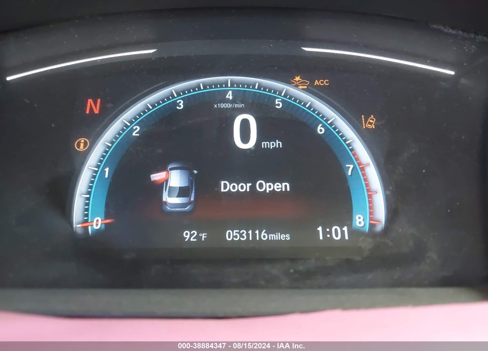 2019 HONDA CIVIC LX VIN: 19XFC2F63KE203791