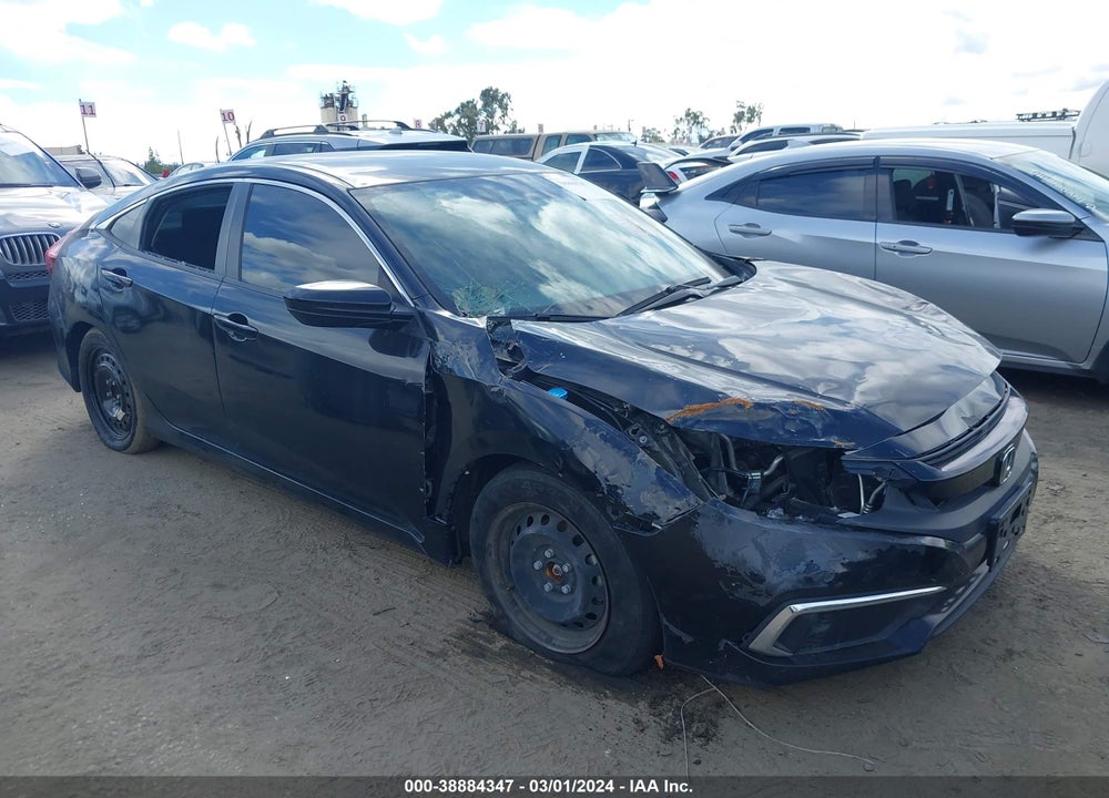 2019 HONDA CIVIC LX VIN: 19XFC2F63KE203791