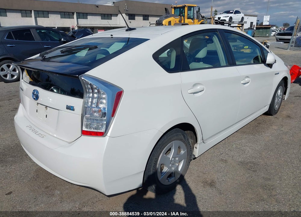 2010 TOYOTA PRIUS IV VIN: JTDKN3DUXA0052598