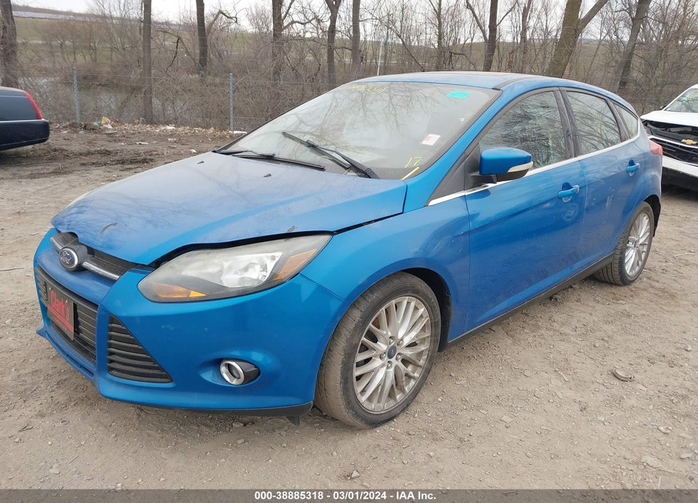 2013 FORD FOCUS TITANIUM VIN: 1FADP3N2XDL143685